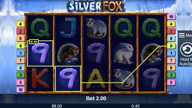 Характеристики слота Silver Fox 2