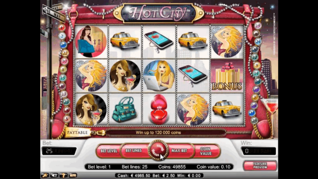 Игровой интерфейс Hot City 8