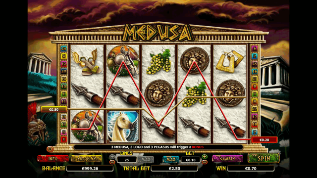 Бонусная игра Medusa 2