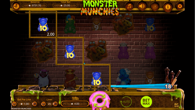 Игровой интерфейс Monster Munchies 8