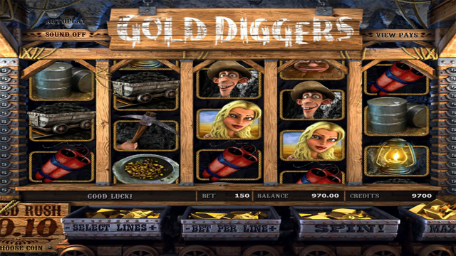 Характеристики слота Gold Diggers 9