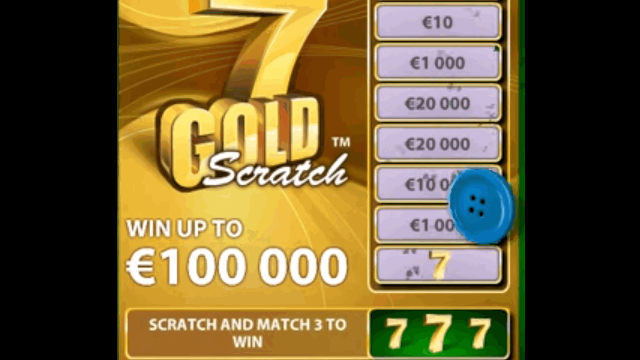 Бонусная игра 7 Gold Scratch 8