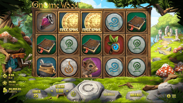 Бонусная игра Gnome Wood 6
